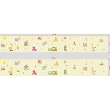 Wall sticker border, Alphabet 2