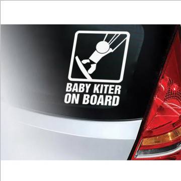 Αυτοκόλλητο αυτοκινήτου παιδικό Baby kiter on Board