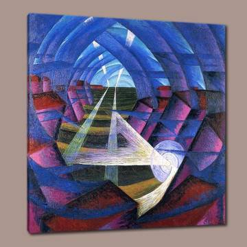 Πίνακας σε καμβά House & light & sky 2