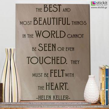 Ξύλινη πινακίδα The best Things 2