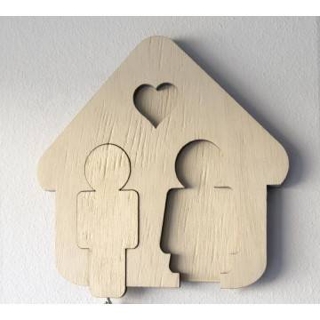 Wooden key holder We 2