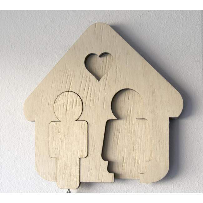 Wooden key holder We