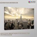 Canvas printNew York, The Empire State building, side