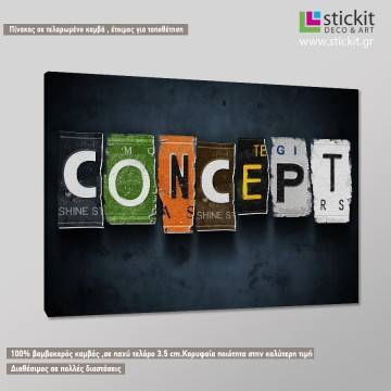 Canvas print Concept 2