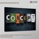 Canvas print Concept, side