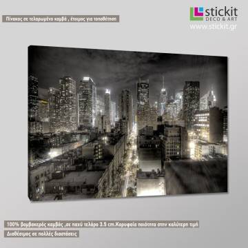 Canvas print New York lights Framed canvas View 1 2