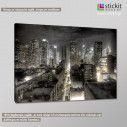 Canvas print New York lights, side