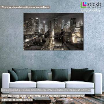 Canvas print New York lights