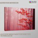 Canvas print Forest magic mist, side