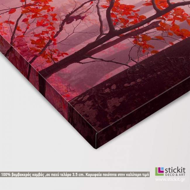 Canvas print Forest magic mist, detail