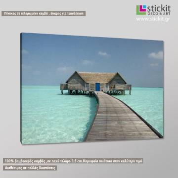 Canvas print House by the beache 2