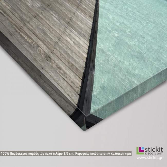 Canvas print House by the beache, detail