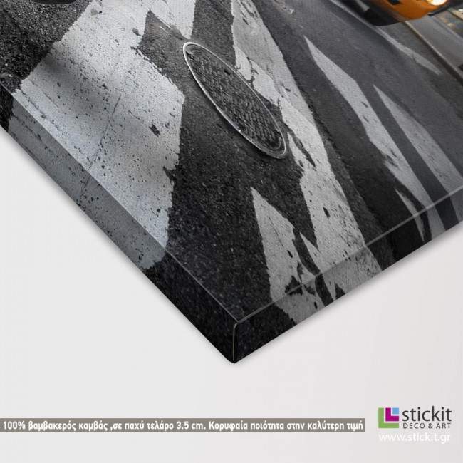 Canvas print Crossing red, detail