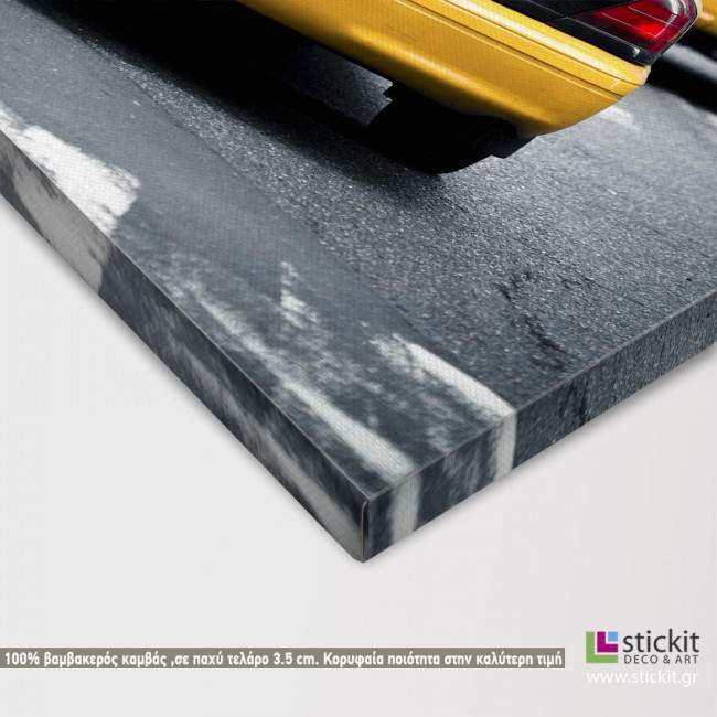 Canvas printNew York, New York cab, detail