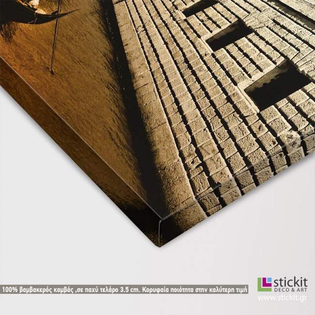 Canvas print Venice sunset, detail