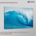 Canvas print The wave, side