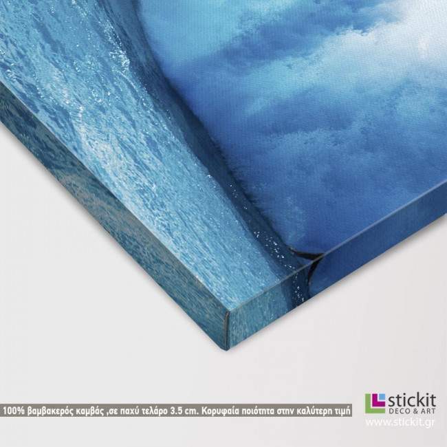 Canvas print The wave, detail