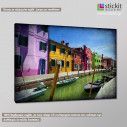 Canvas print Colors of Venice, side