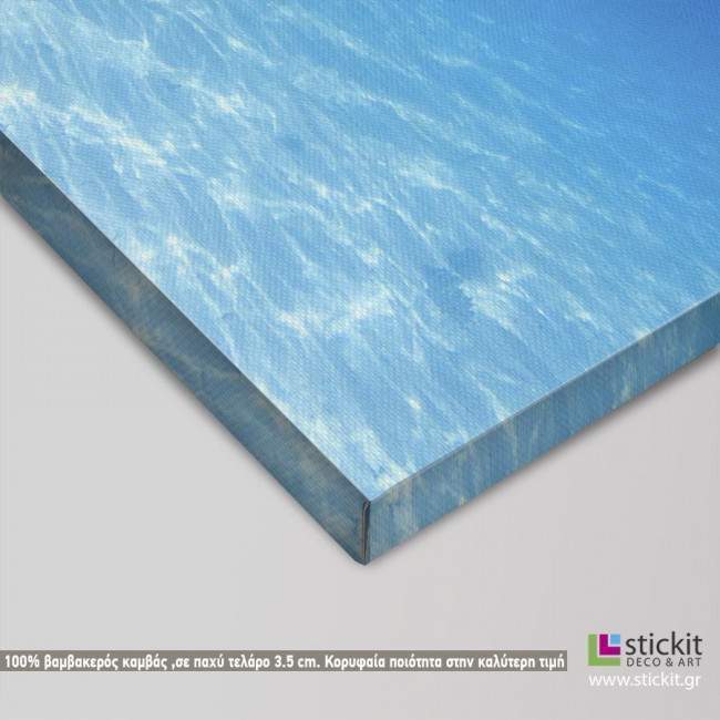 Canvas print  Deep blue, detail