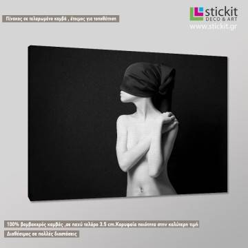 Canvas print Close your eyes Framed canvas View 1 2