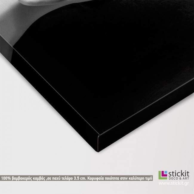 Πίνακας σε καμβά Κλείσε τα μάτια, καμβάς τελαρωμένος λεπτομέρεια