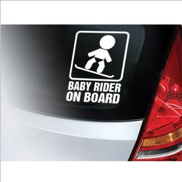 Αυτοκόλλητο αυτοκινήτου παιδικό Baby rider on Board 