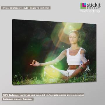 Πίνακας σε καμβά Yoga 2