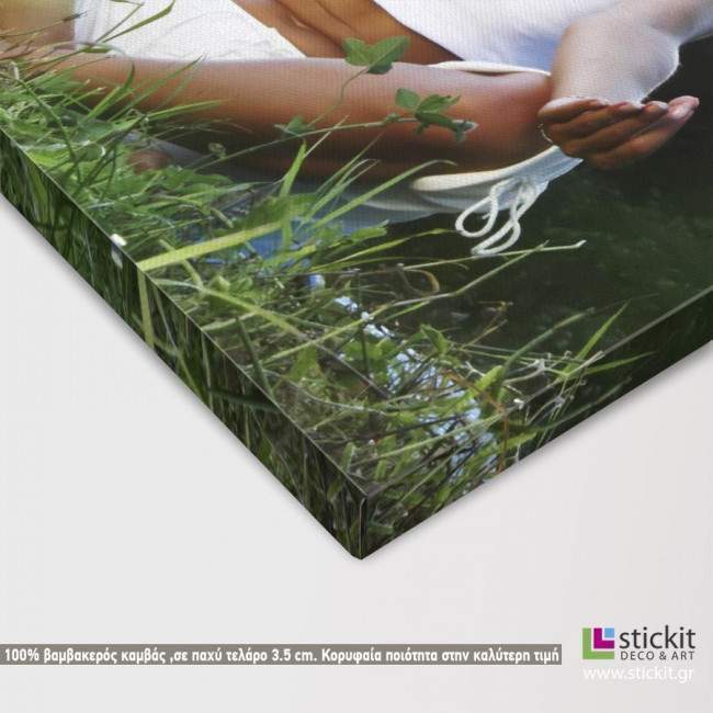 Canvas print Yoga, detail