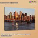 Canvas printNew York, New York sunrise, side