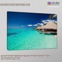 Canvas print Exotic beach, side