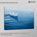 Canvas print Paper boat, side