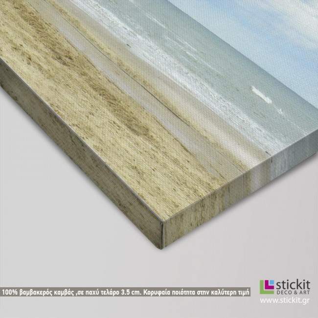 Canvas print  Lonely boat, detail