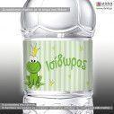 Sticker label Frog prince,  