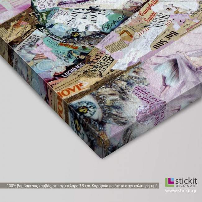 Canvas print Glam & glory, detail