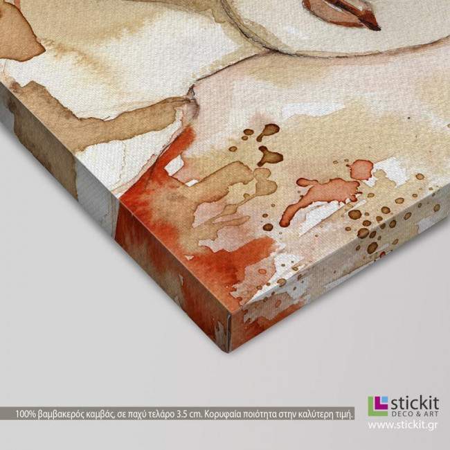 Canvas print Refreshing summer rain, detail