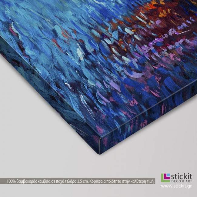 Canvas print Mykonos evening, detail