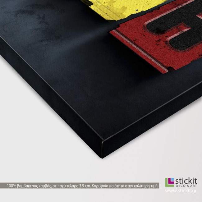 Canvas print Crash, detail