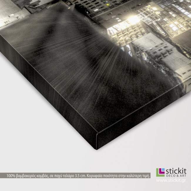 Canvas print New York lights, detail