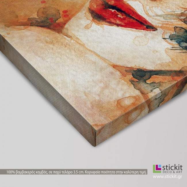 Canvas print Hi!, detail