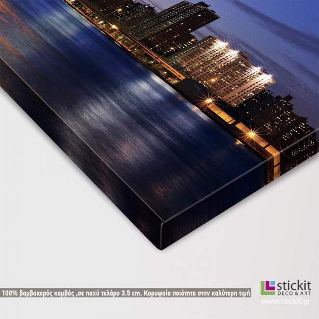 Canvas print New York bridge, Manhattan bridge, detail