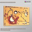 Canvas print Autumn dance abstract, side