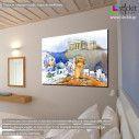 Canvas print Iconic Greece watercolor