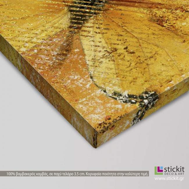 Canvas print Butterfly I artistic,  3 panels, detail