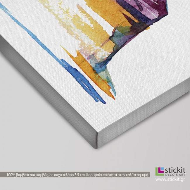 Canvas print Finish line, detail