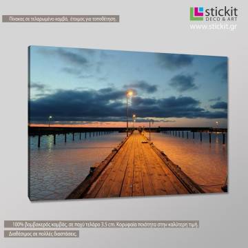 Canvas print dock, Harbour 2