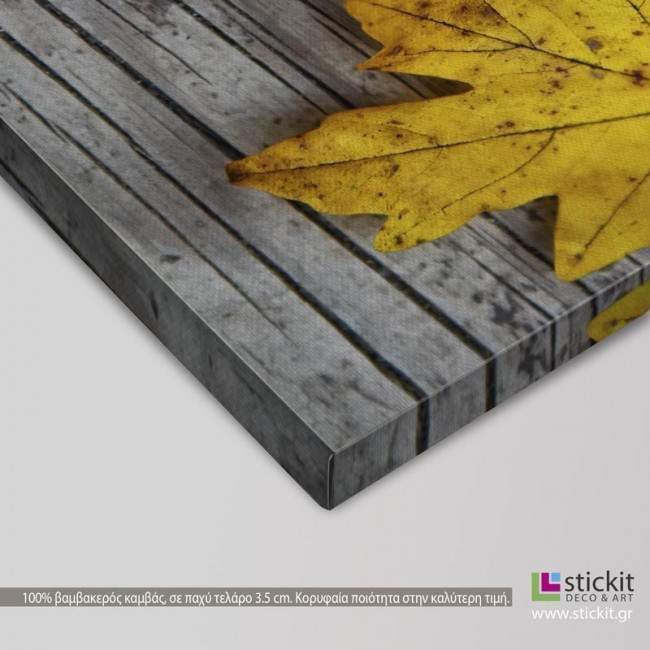 Maple and leaves, πίνακας σε καμβά, λεπτομέρεια