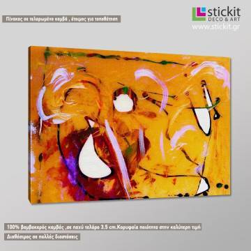 Canvas print Summer dance abstract Framed canvas View 1 2