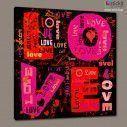 Canvas print Love vector art, side