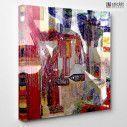 Canvas print Abstract painting VI, side