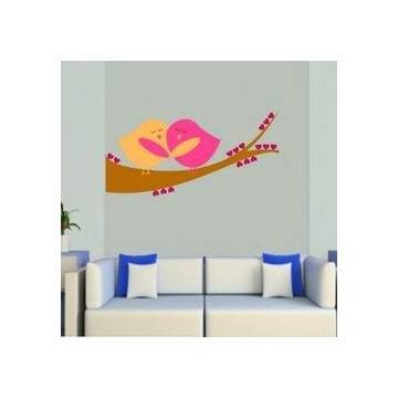 Wall stickers Embracing birds